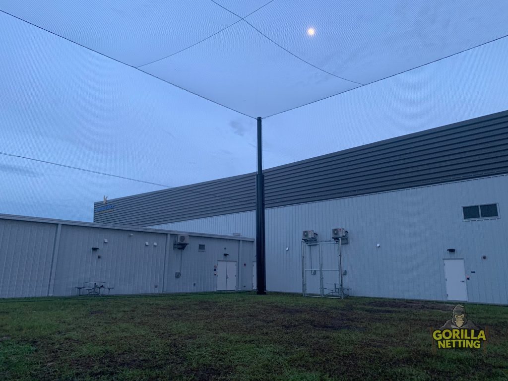 Netted Drone Enclosure Install at Embry-Riddle Aeronautical University