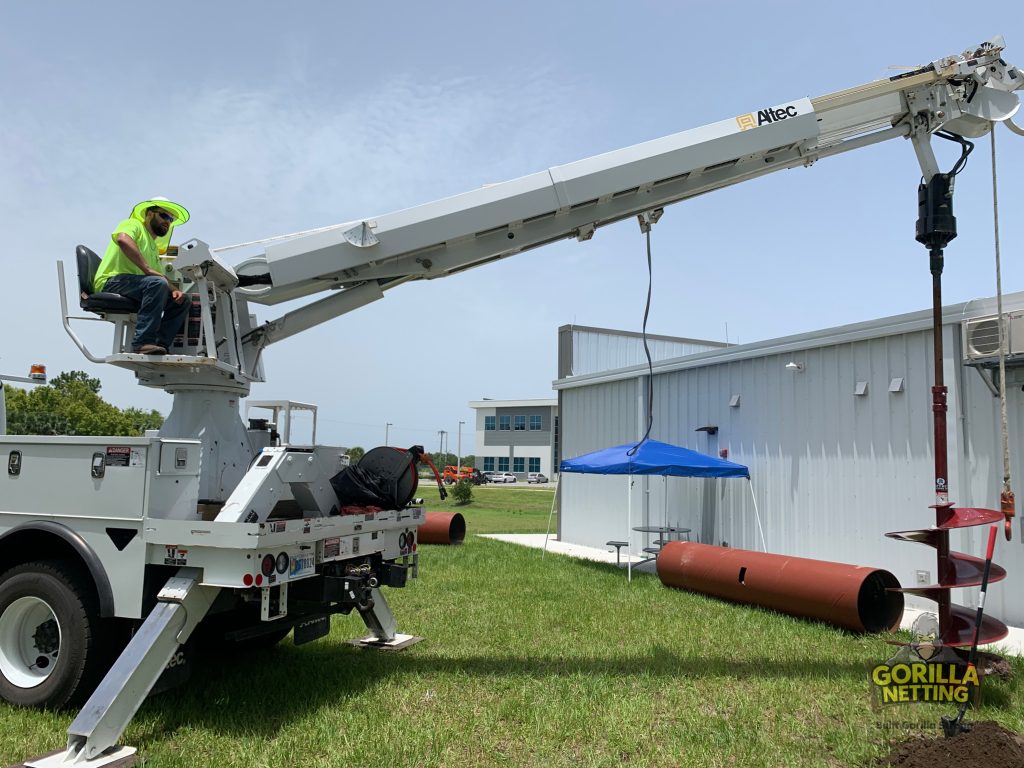 Netted Drone Enclosure Install at Embry-Riddle Aeronautical University