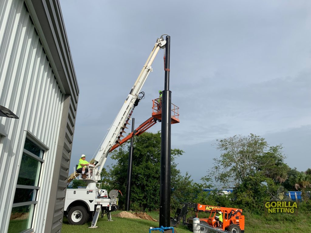 Netted Drone Enclosure Install at Embry-Riddle Aeronautical University