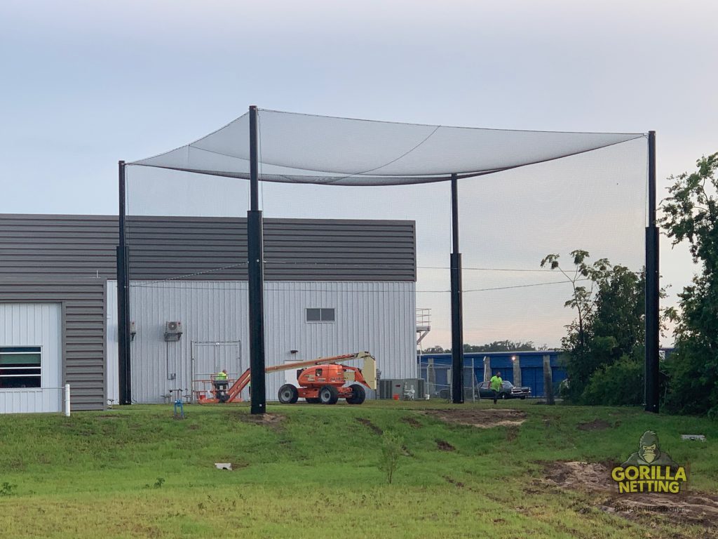 Netted Drone Enclosure Install at Embry-Riddle Aeronautical University