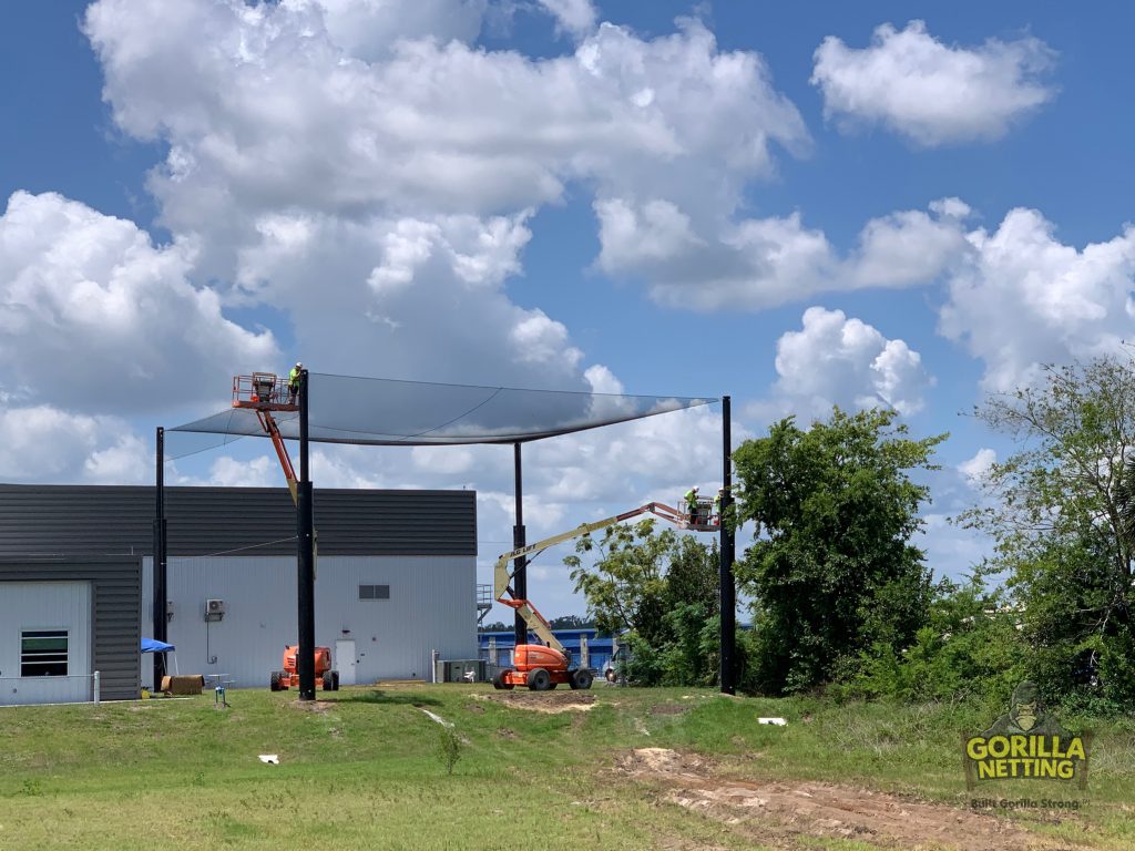 Netted Drone Enclosure Install at Embry-Riddle Aeronautical University