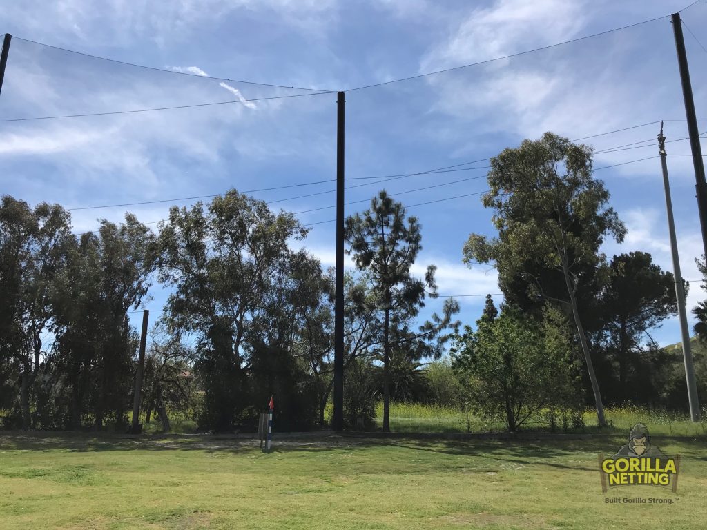 Driving Range Netting Repair at Lake Lindero Country Club