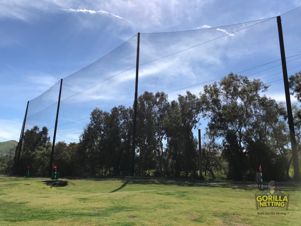 Driving Range Netting Repair at Lake Lindero Country Club