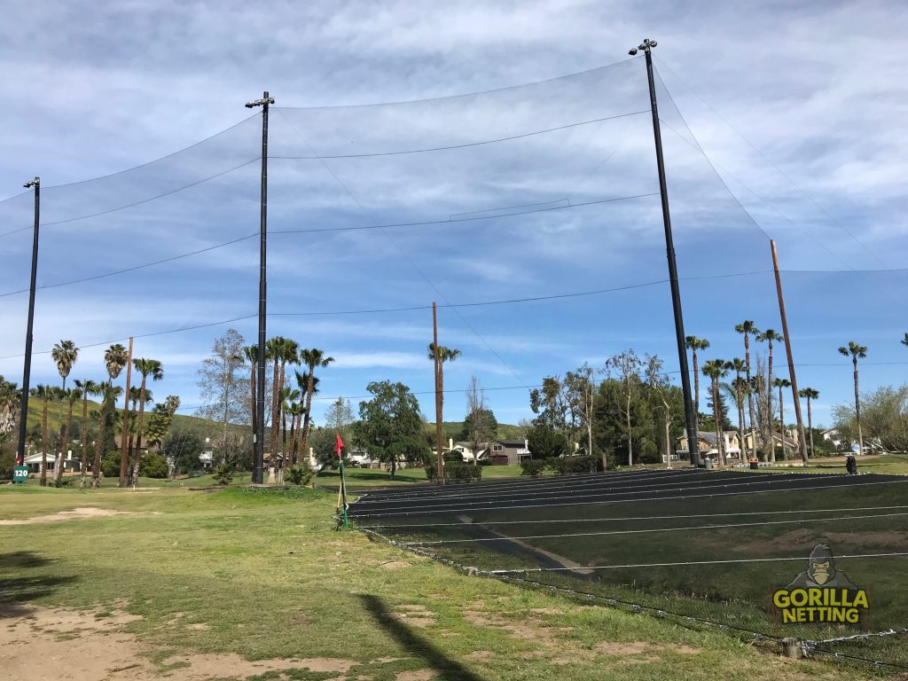 Driving Range Netting Repair at Lake Lindero Country Club