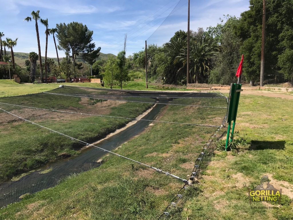 Custom Golf Netting Drainage Barrier Solution