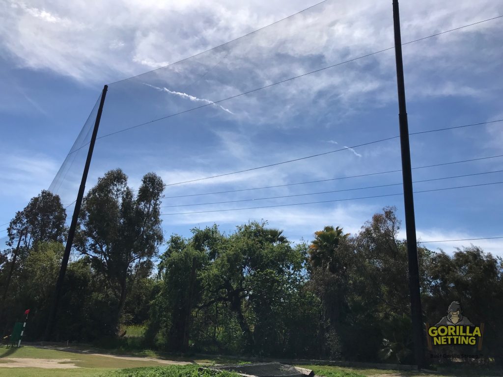 Driving Range Netting Repair at Lake Lindero Country Club