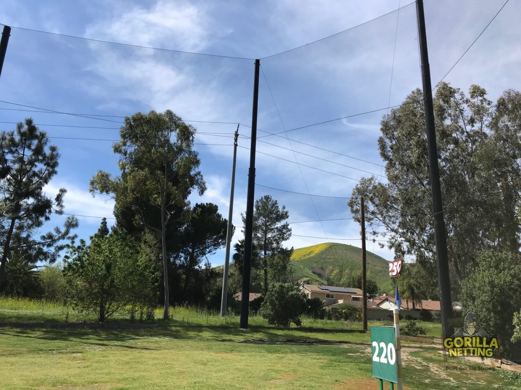 Driving Range Netting Repair at Lake Lindero Country Club