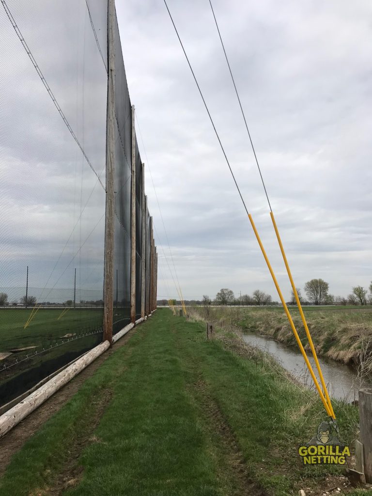 Driving Range Netting Replacement & Upgrade Progress and Completion Photos from Sugar Grove Golf Center