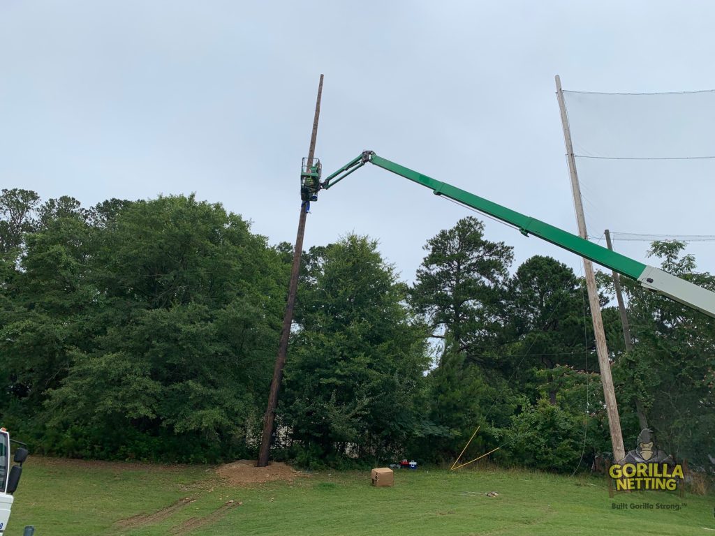 Driving Range Netting System Extension, at The First Tee of Atlanta