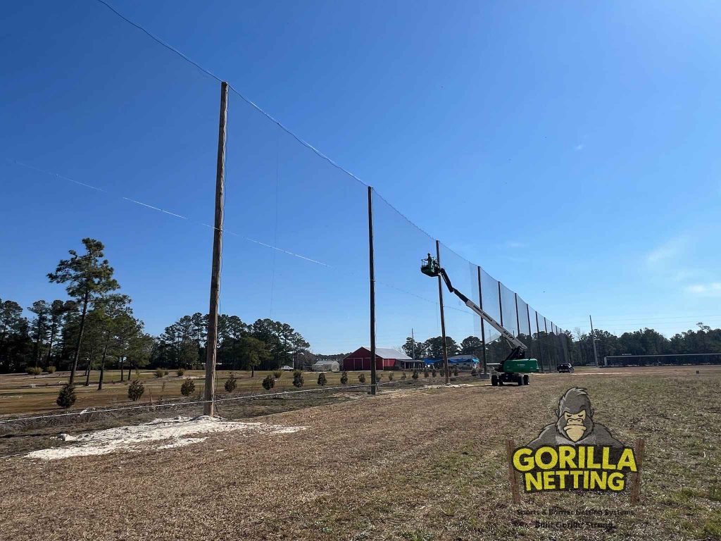 The Golf Barn Driving Range Netting System