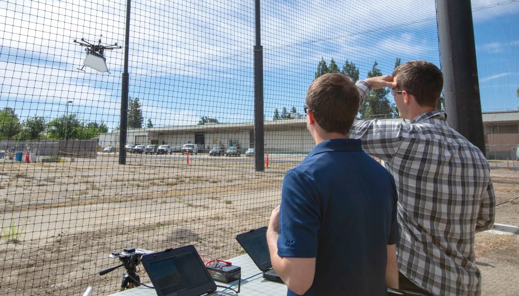 Drone enclosures keep drones contained for research and development, or pilot training.